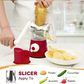 Manual Vegetable Drum cutter Slicer Multifunctional Round Slicer Kitchen Gadget