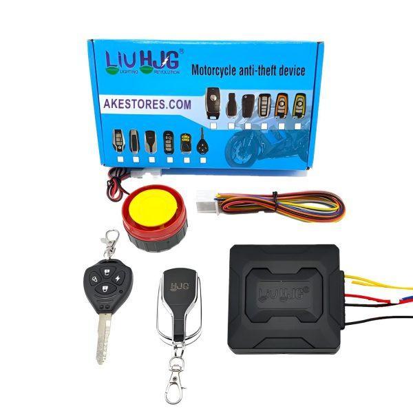 Universal Motorcycle Anti-Theft Security Alarm System with Remote Control | 125dB Siren | Engine Lock | Waterproof