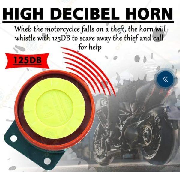 Universal Motorcycle Anti-Theft Security Alarm System with Remote Control | 125dB Siren | Engine Lock | Waterproof