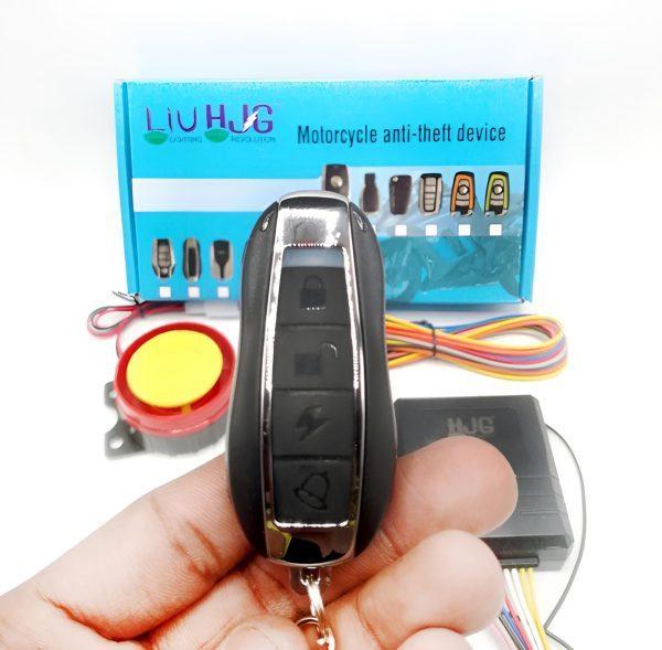 Universal Motorcycle Anti-Theft Security Alarm System with Remote Control | 125dB Siren | Engine Lock | Waterproof